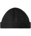 BB832N B832N Beechfield Organic Cotton Fisherman Beanie Black colour image